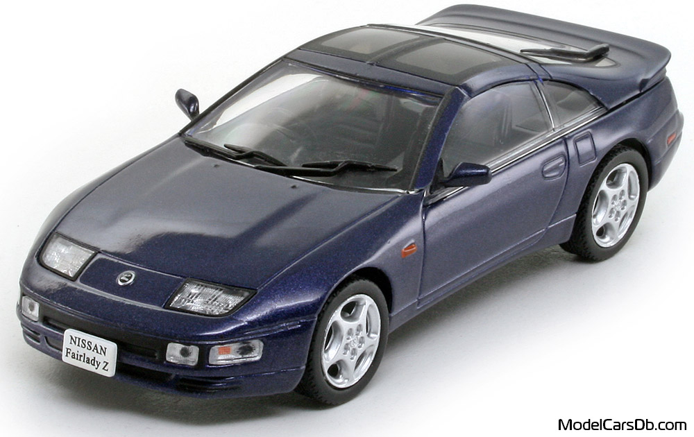 1989 - Nissan 300ZX Twin Turbo (Z32) Norev 1/43 (Blue) Front left side