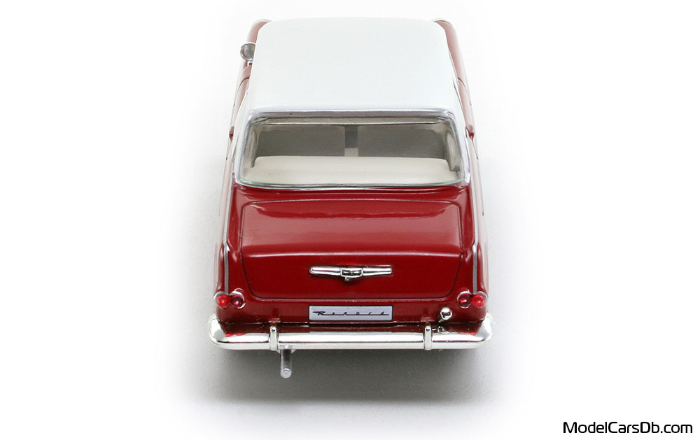1960 - Opel Rekord Altaya 1/43 (Red / White) Rear end