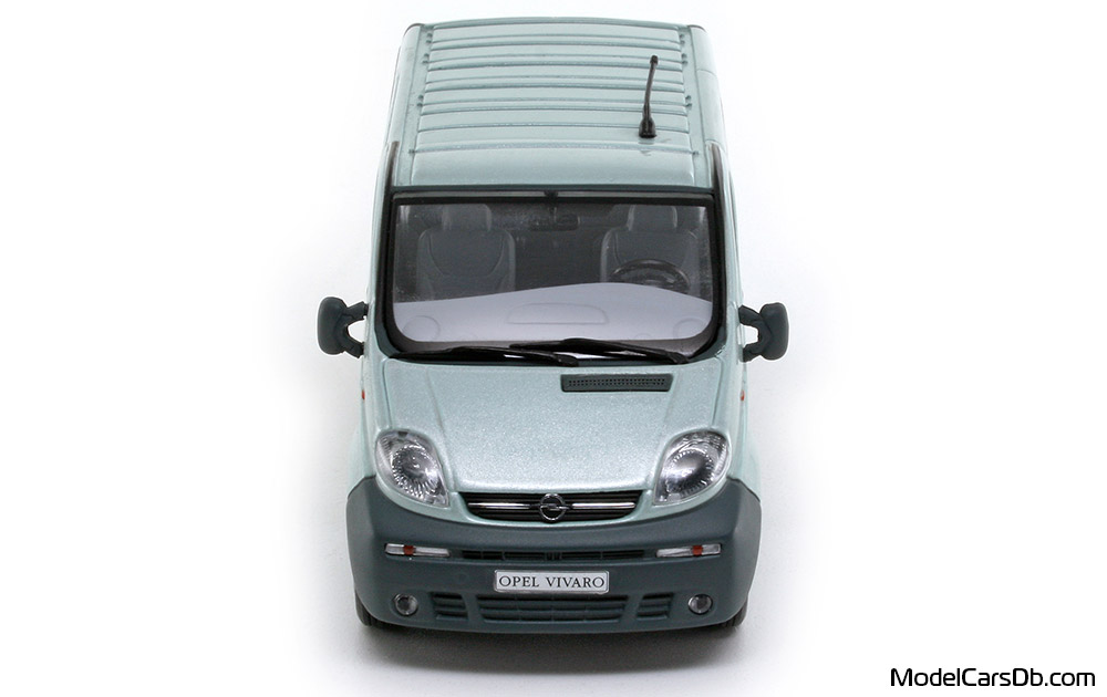 2001 - Opel Vivaro Minichamps 1/43 (Weiß) Front