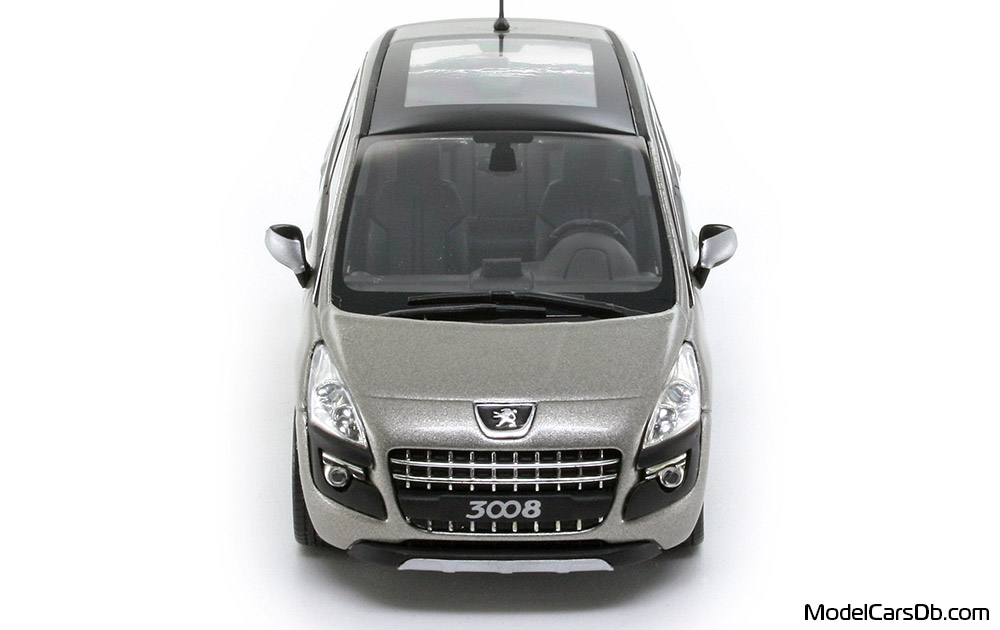 2008 - Peugeot 3008 Norev 1/43 (Grau) Front