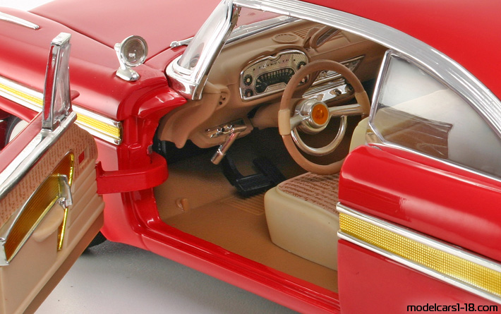 1957 - Plymouth Fury Anson 1/18 (Rot) Innenraum Armaturenbrett