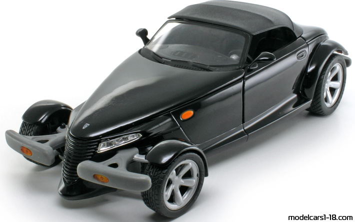 1997 - Plymouth Prowler Anson 1/18 (Black) Vorne linke Seite