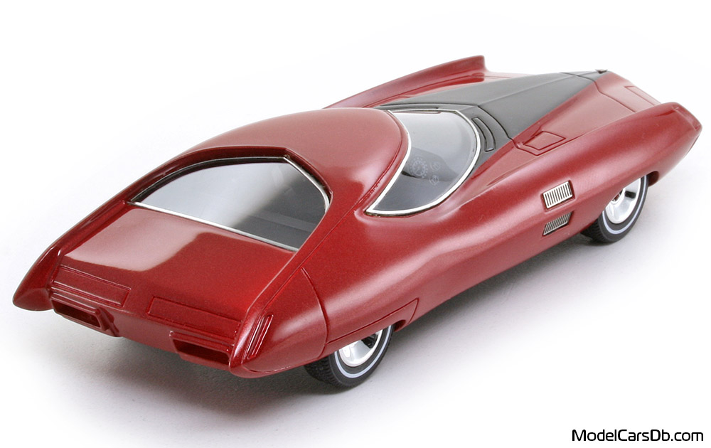 1969 - Pontiac Cirrus Concept Matrix Scale Models 1/43 (Brown / Black) Rear right side