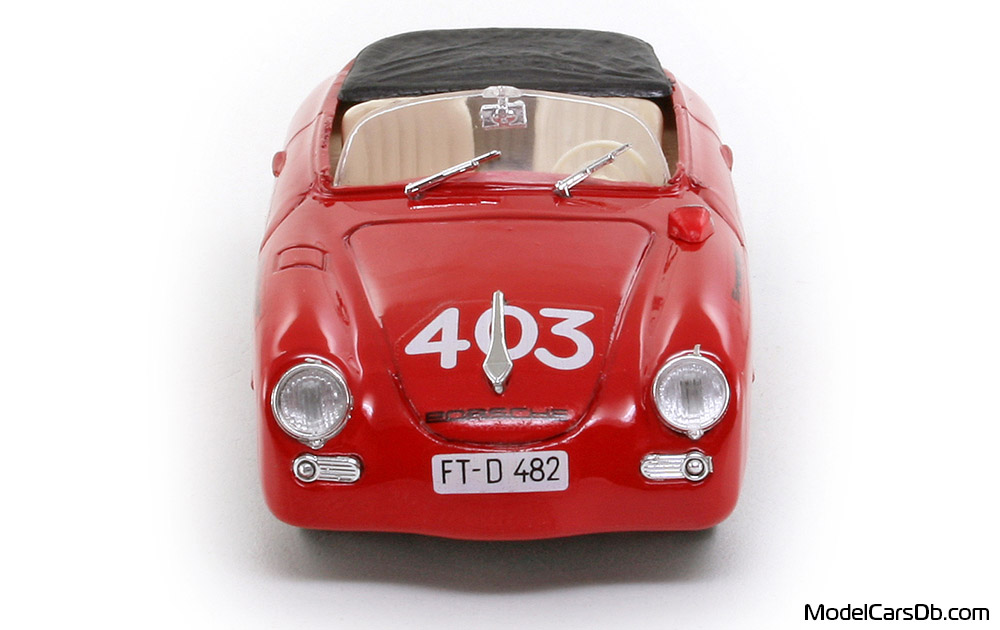 1952 - Porsche 356 Speedster Brumm 1/43 (Silber) Front