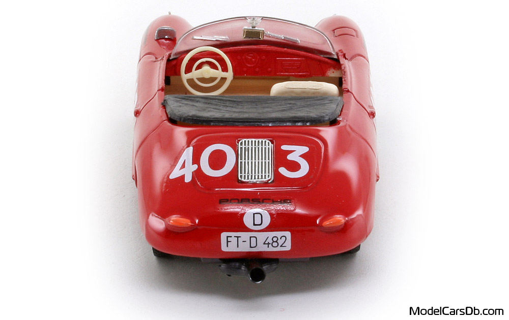 1952 - Porsche 356 Speedster Brumm 1/43 (Silber) Heck