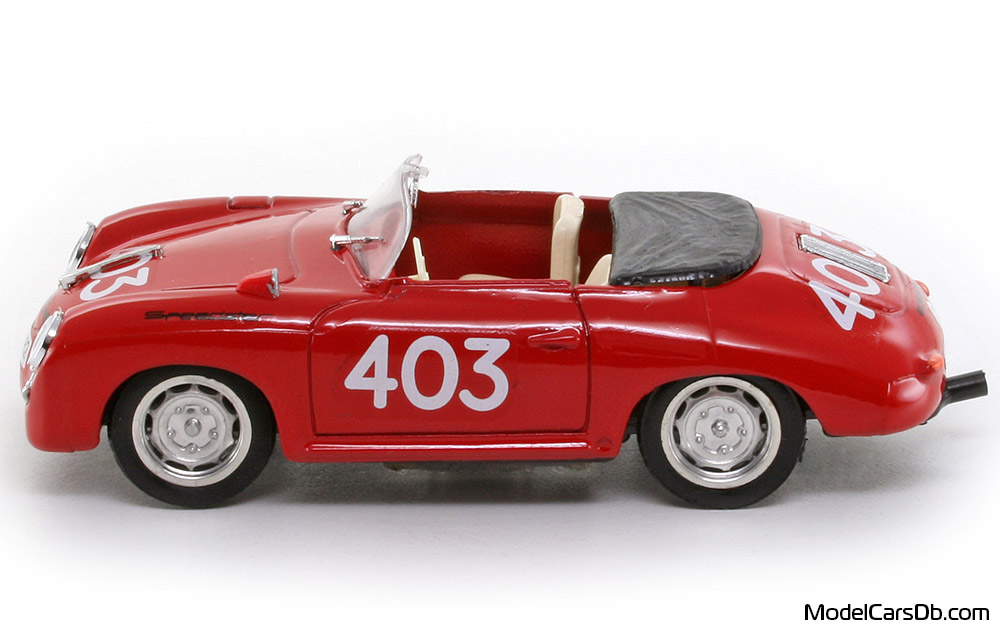 1952 - Porsche 356 Speedster Brumm 1/43 (Silber) Seite
