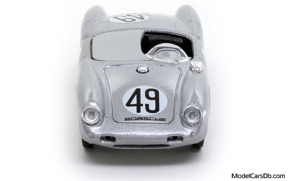 1955 - Porsche 550 RS Brumm 1/43 (Silver / White) Front end