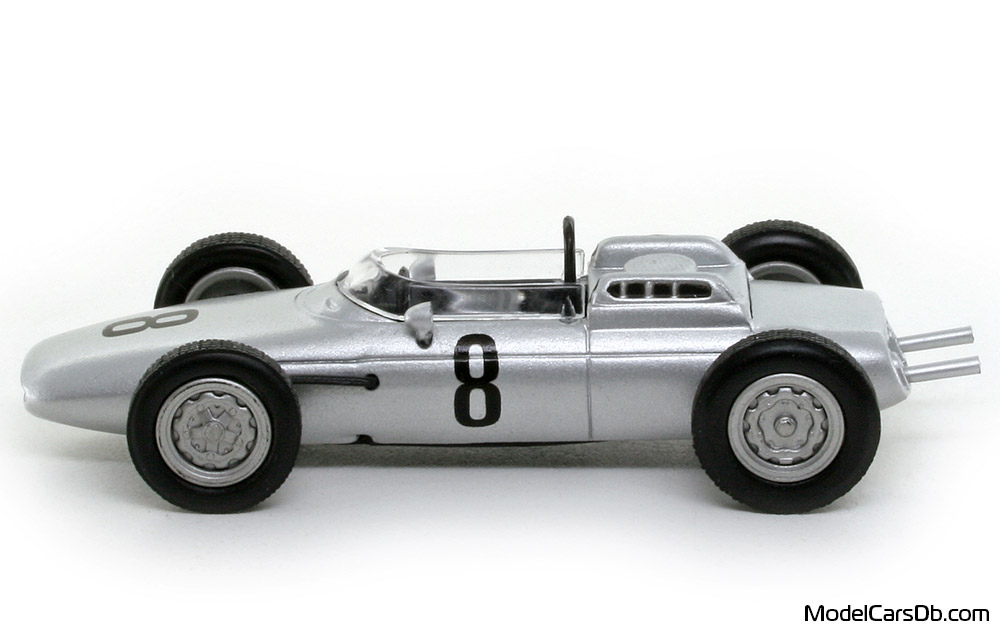 1962 - Porsche 804 RBA Collectibles 1/43 (Silver) Side