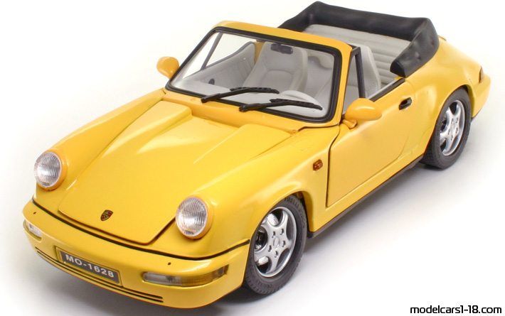 1989 - Porsche 911 Carrera 4 Cabriolet (964) Anson 1/18 - Front left side