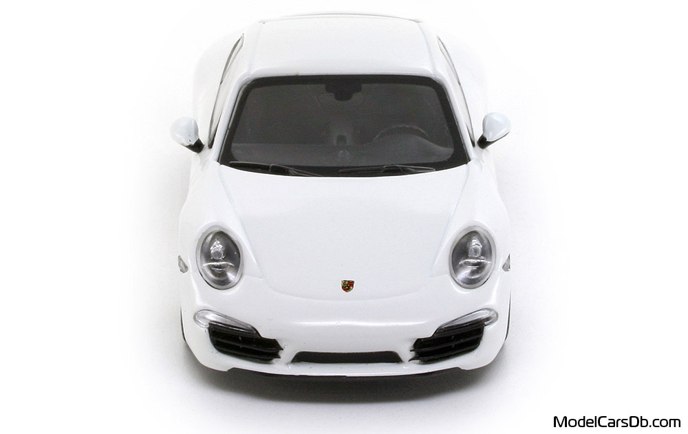 2012 - Porsche 911 Carrera S (991) Minichamps 1/43 (White) Front end