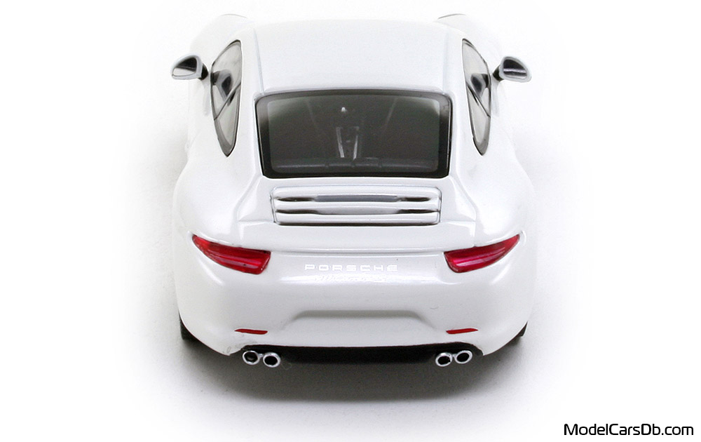 2012 - Porsche 911 Carrera S (991) Minichamps 1/43 (White) Rear end