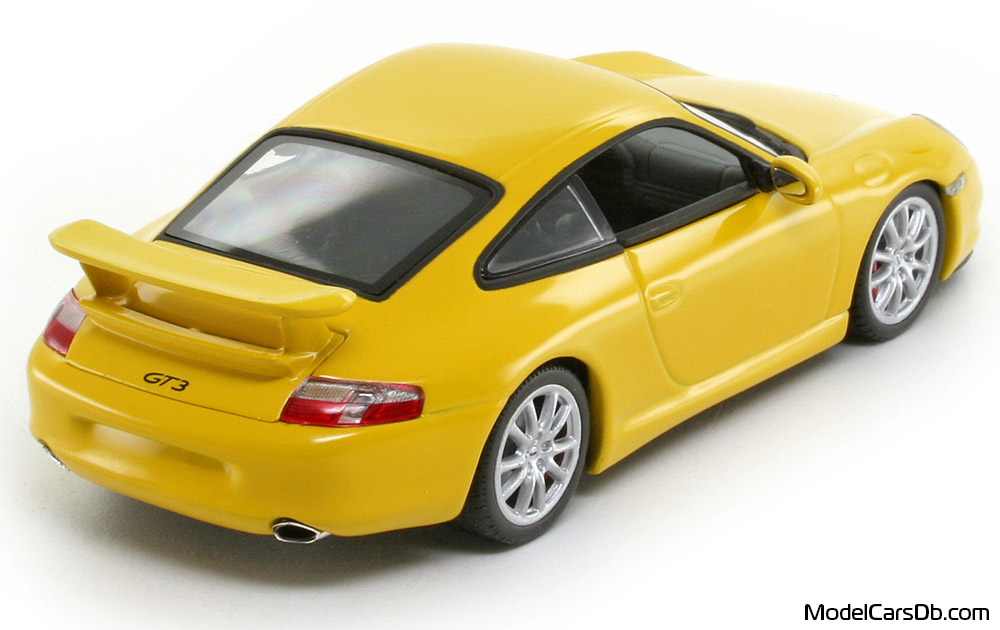 2003 - Porsche 911 GT3 (996) Minichamps 1/43 (Yellow) Rear right side