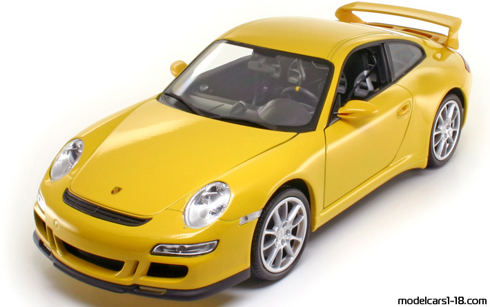 2006 - Porsche 911 GT3 (997) Welly 1/18 - Vorne linke Seite