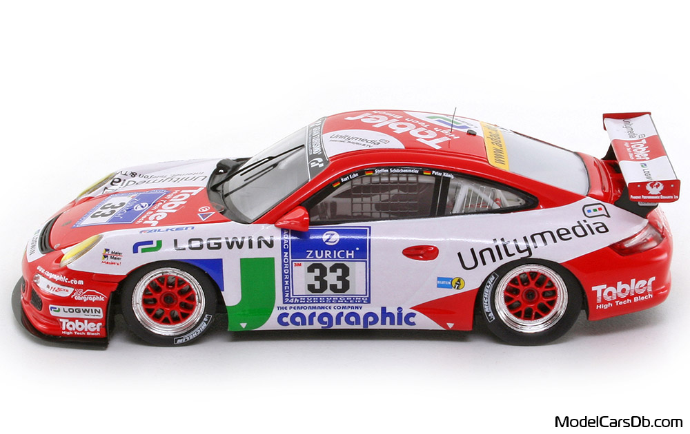 2010 - Porsche 911 GT3 Cup (997) Spark 1/43 (Rot / Weiß) Seite