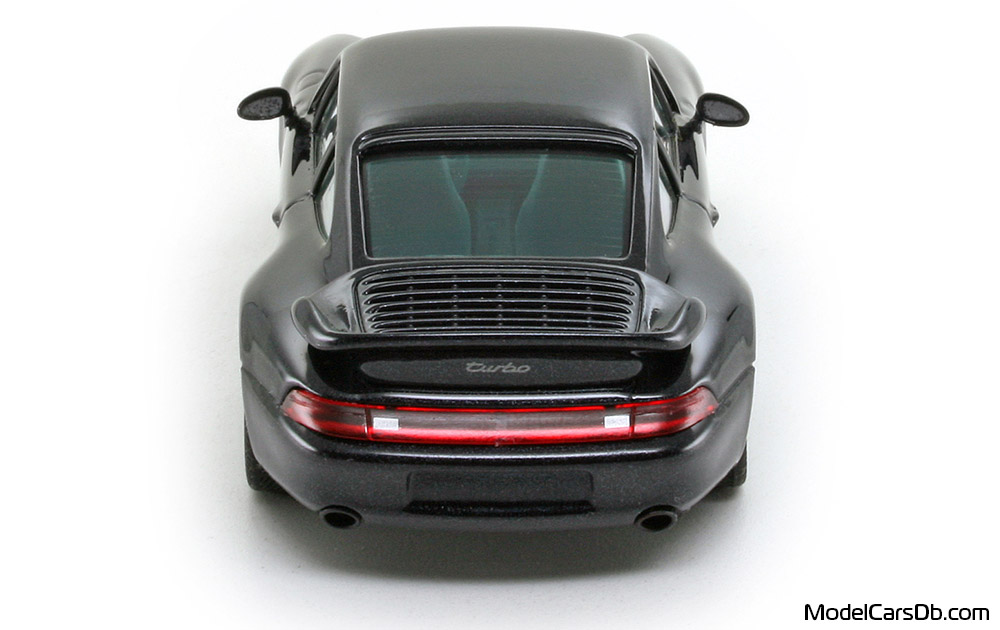 1995 - Porsche 911 Turbo (993) Schuco 1/43 (Black) Rear end