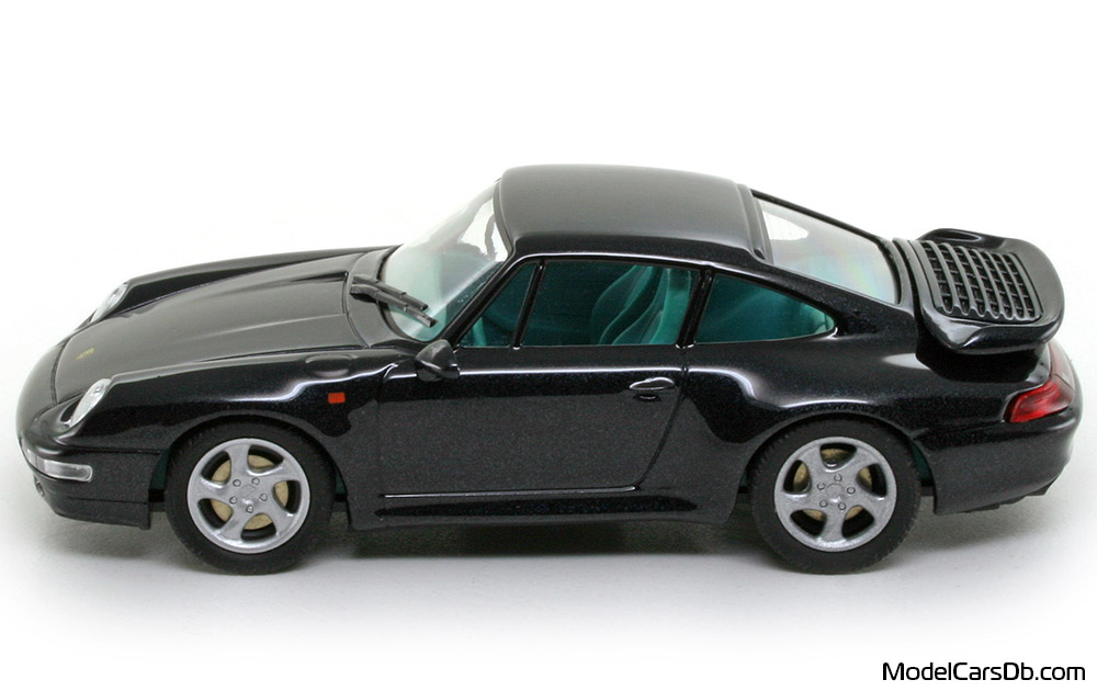 1995 - Porsche 911 Turbo (993) Schuco 1/43 (Black) Side