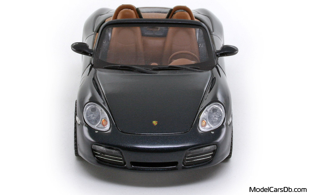 2005 - Porsche Boxster S (987) Schuco 1/43 (Blau) Front