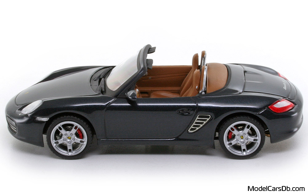 2005 - Porsche Boxster S (987) Schuco 1/43 (Blau) Seite