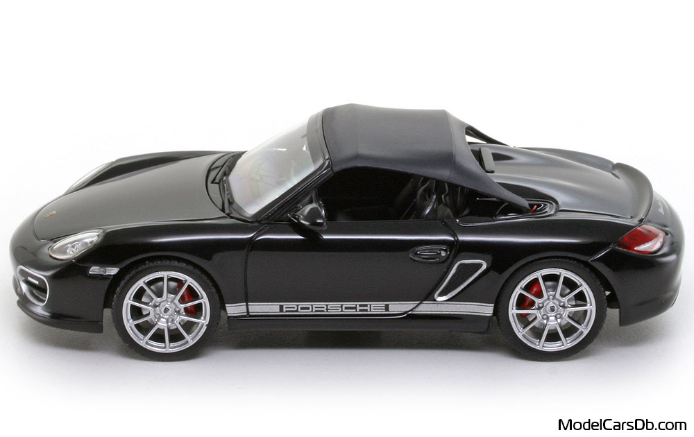 2010 - Porsche Boxster Spyder (987) Minichamps 1/43 (Schwarz / Grau) Seite