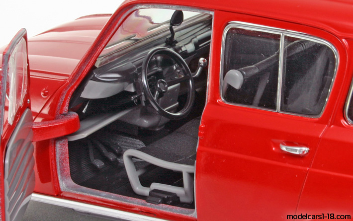 1964 - Renault 4L Fire Dept Solido 1/18 (Kрасный) Интерьер панель приборов