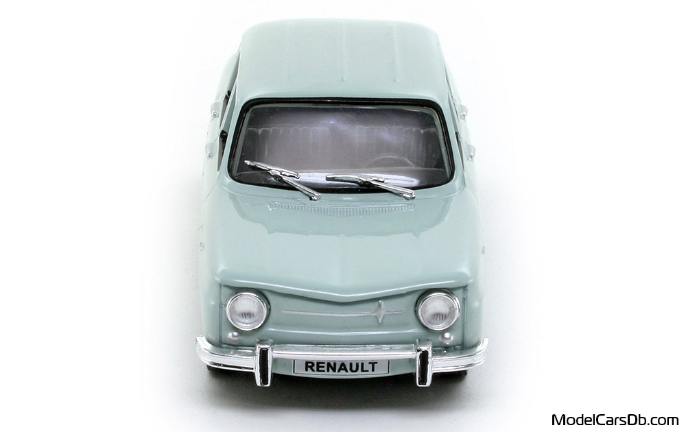 1962 - Renault 8 DeAgostini 1/43 (Weiß) Front