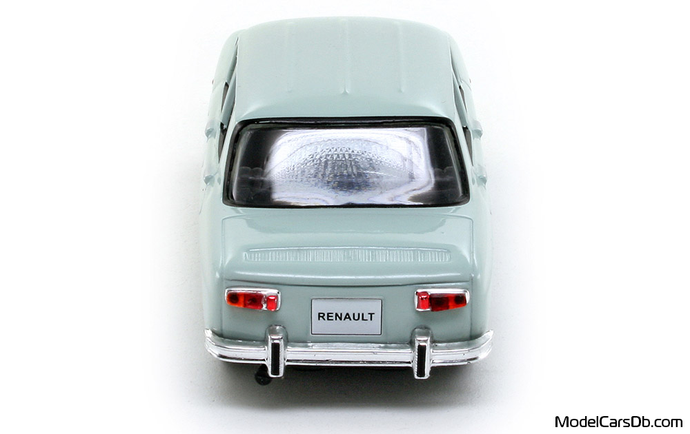 1962 - Renault 8 DeAgostini 1/43 (Weiß) Heck