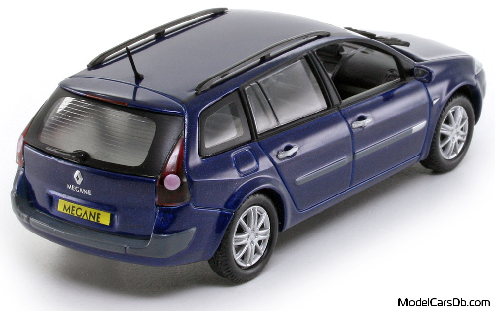 2003 - Renault Megane Estate Eligor 1/43 (Blau) Hinten rechte seite