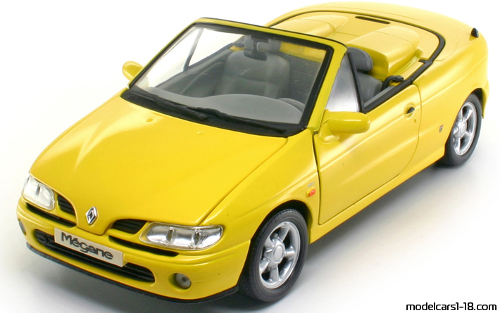 1996 - Renault Megane Anson 1/18 (Yellow) Предна лява страна