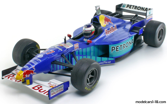 1997 - Sauber Petronas C16 Onyx 1/18 - Front left side