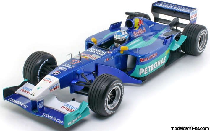 2001 - Sauber Petronas C20 Minichamps 1/18 - Vorne linke Seite