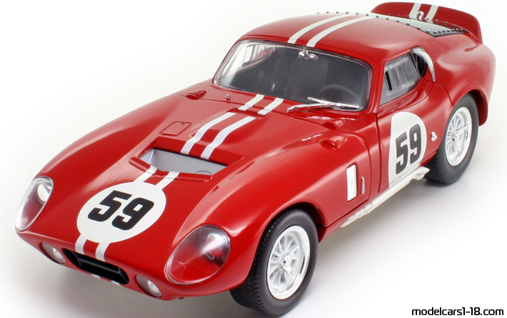 1965 - Shelby Daytona Cobra Road Signature 1/18 - Vorne linke Seite