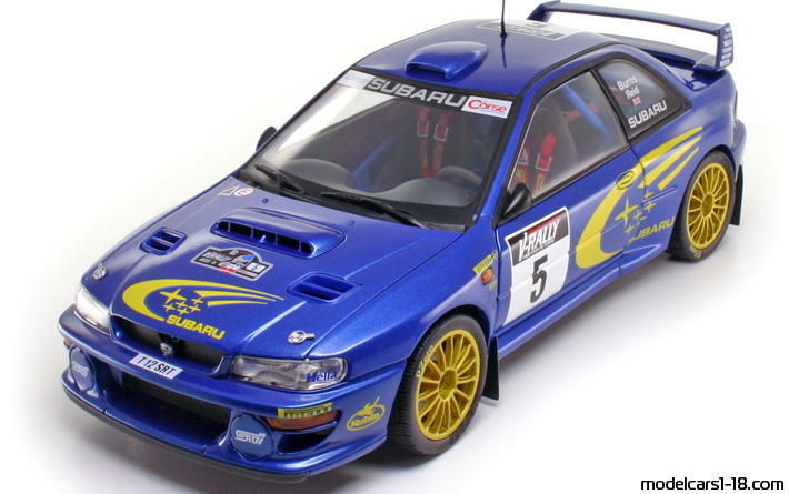 1999 - Subaru Impreza WRC AutoArt 1/18 - Vorne linke Seite