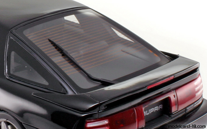 1990 - Toyota Supra 2.5 Twin Turbo R (A70) Otto Models 1/18 (Black) Trunk / Popup headlights
