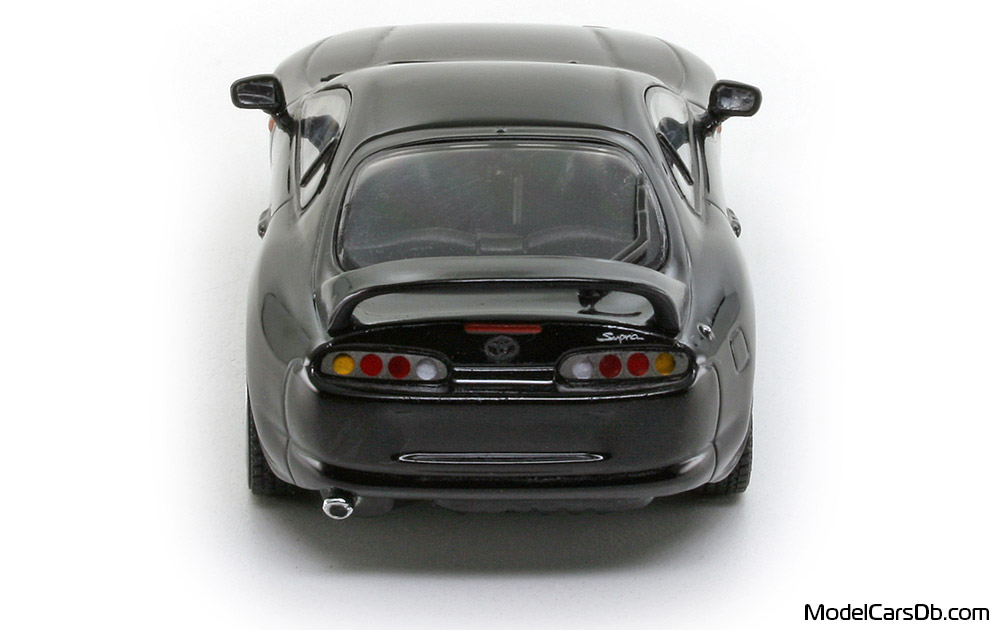 1993 - Toyota Supra RZ (A80) Kyosho 1/43 (Black) Rear end