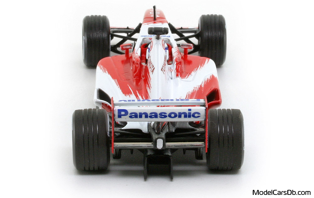 2003 - Toyota TF103 Launch Version (TF102) Minichamps 1/43 (White / Red) Rear end