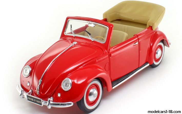 1951 - Volkswagen Beetle (Kaefer) Maisto 1/18 - Vorne linke Seite