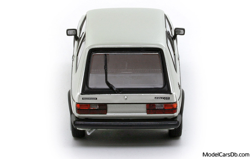 1983 - Volkswagen Golf GTI Minichamps 1/43 (Silver) Rear end