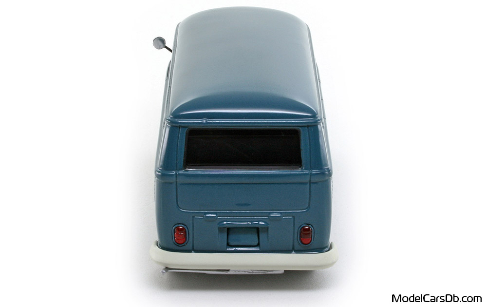 1963 - Volkswagen Microbus Minichamps 1/43 (Blue) Rear end