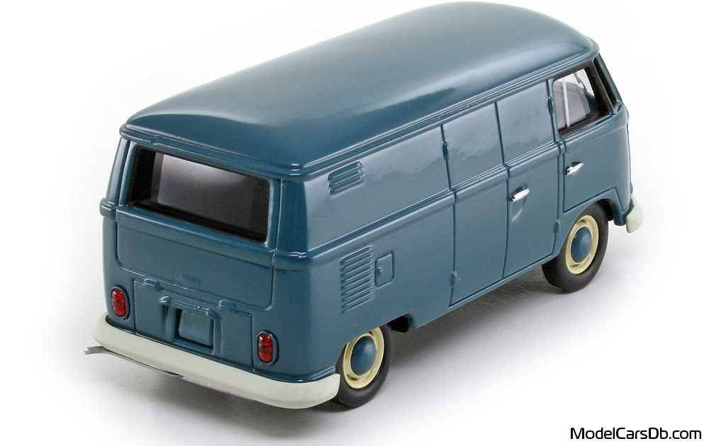 1963 - Volkswagen Microbus Minichamps 1/43 (Blue) Rear right side