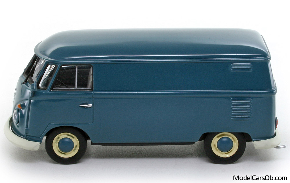 1963 - Volkswagen Microbus Minichamps 1/43 (Blue) Side