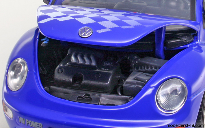 1999 - Volkswagen New Beetle Motorsport Solido 1/18 (Blue / Yellow) Engine