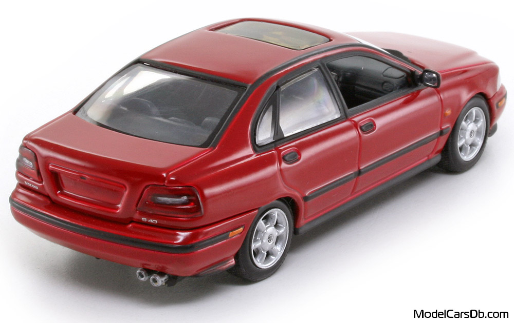 1996 - Volvo S40 Minichamps 1/43 (Rot) Hinten rechte seite