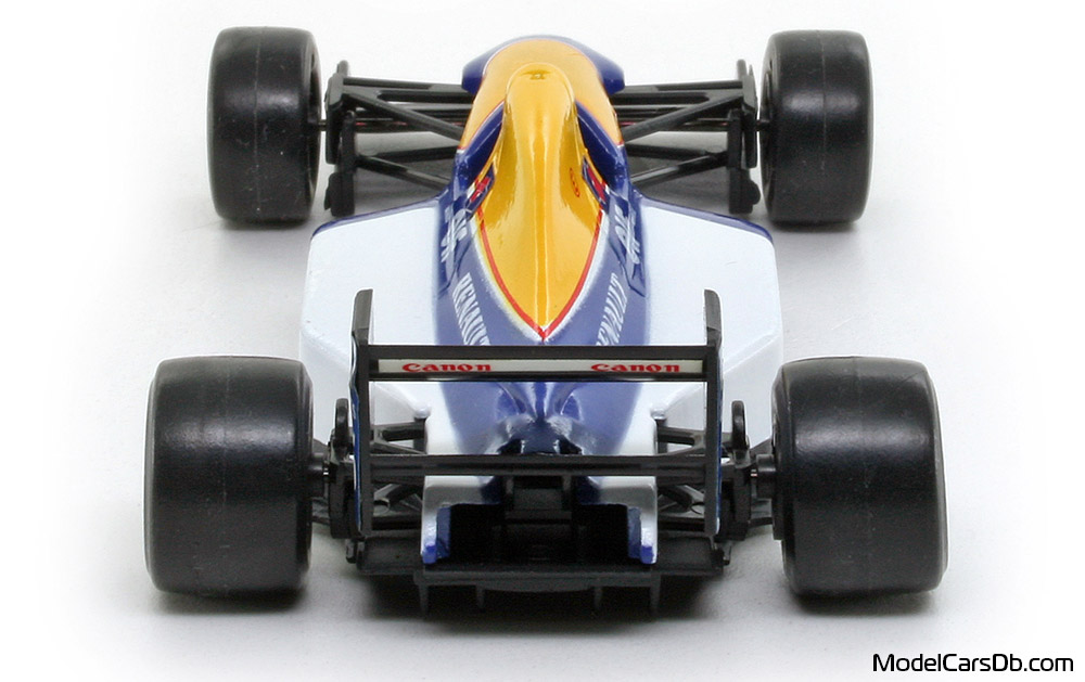 1992 - Williams Renault FW14B Kyosho 1/43 (Blau / Gelb) Heck
