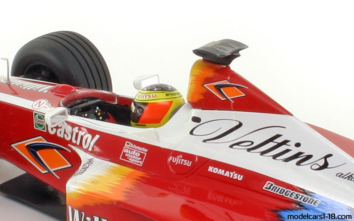 1999 - Williams Supertec FW21 Minichamps 1/18 (Rot / Weiß) Innenraum Armaturenbrett