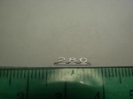 Emblem (rear) for 1:18 Mercedes Benz 280 W123, AGD, New