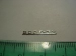 Emblem (rear) for 1:18 Mercedes Benz 500E-32 W124, AGD, New