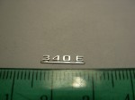 Emblem (rear) for 1:18 Mercedes Benz 340E W124, AGD, New