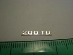 Emblem (rear) for 1:18 Mercedes Benz 200TD W124 Kombi Station Wagon, AGD, New