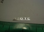 Emblem (rear) for 1:18 Mercedes Benz 420TE W124 Kombi Station Wagon, AGD, New