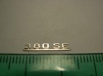 Emblem (rear) for 1:18 Mercedes Benz S SE W126 W140 S-Klasse S-class, AGD, New